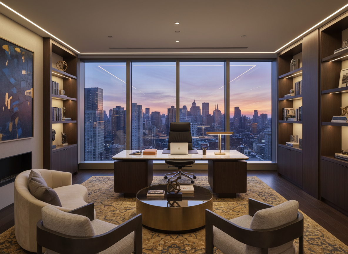 Luxury real estate office