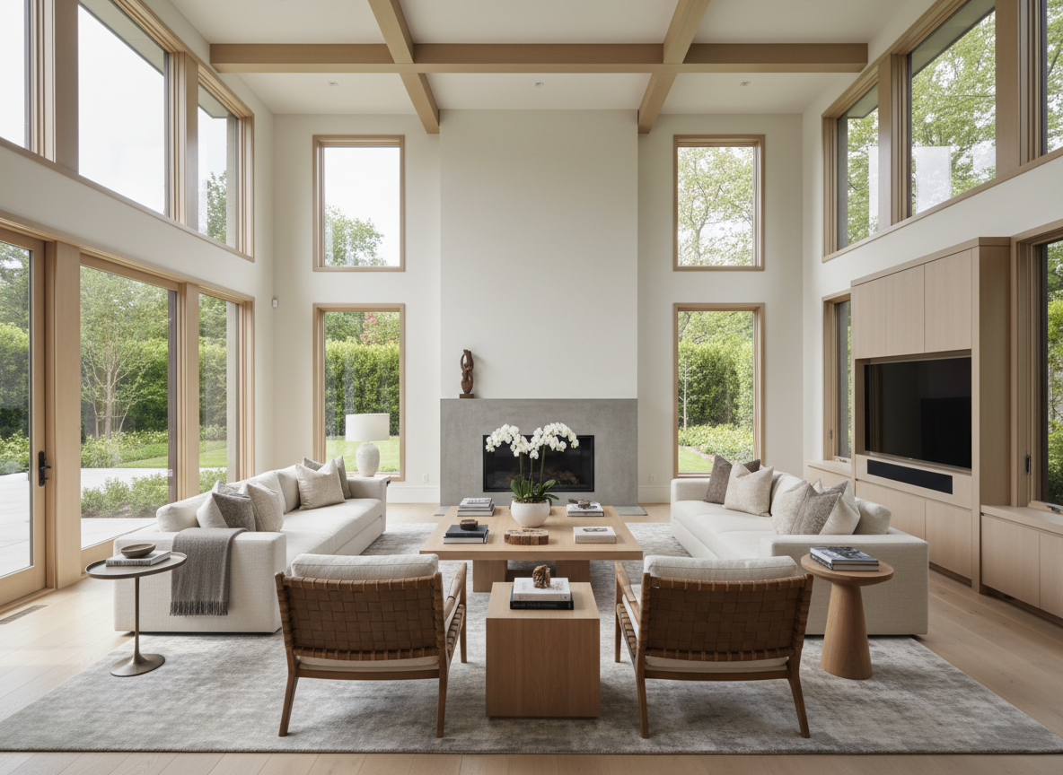 Luxury home living room