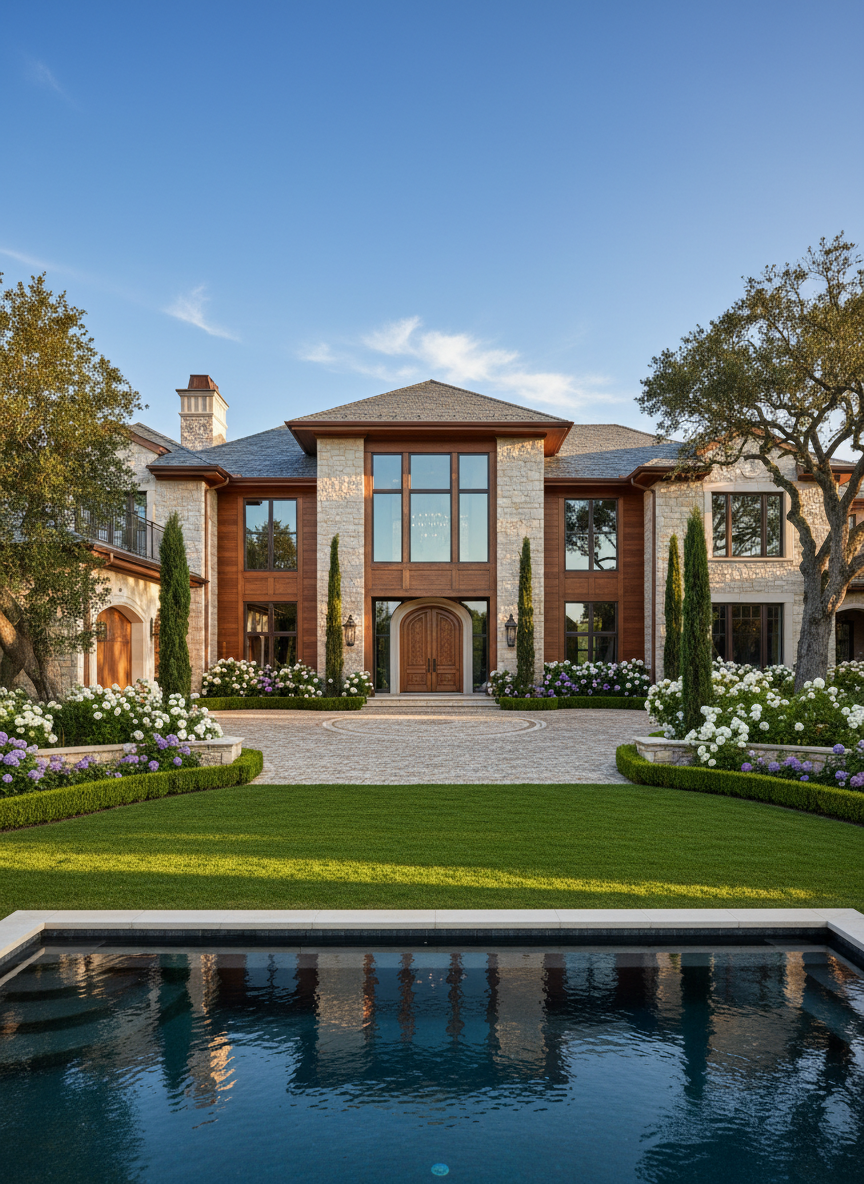 Luxury home exterior