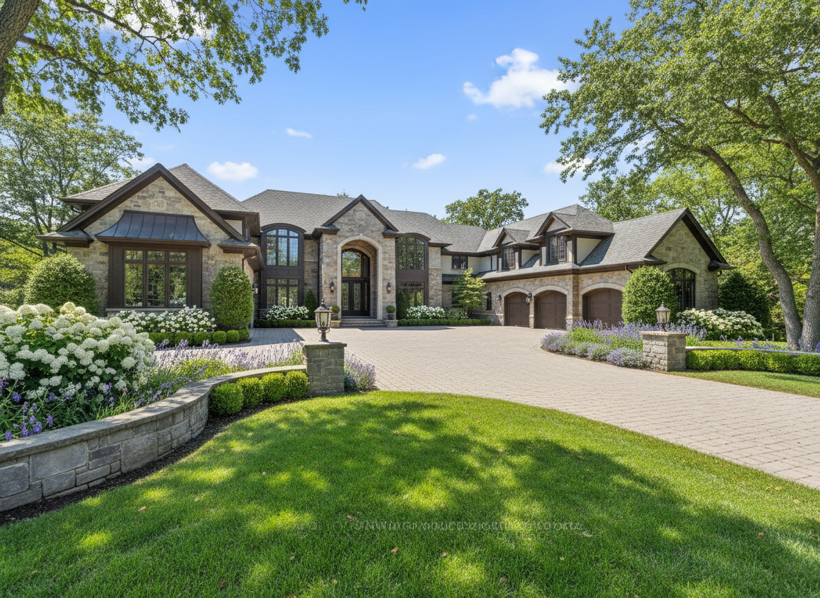 Luxury home exterior
