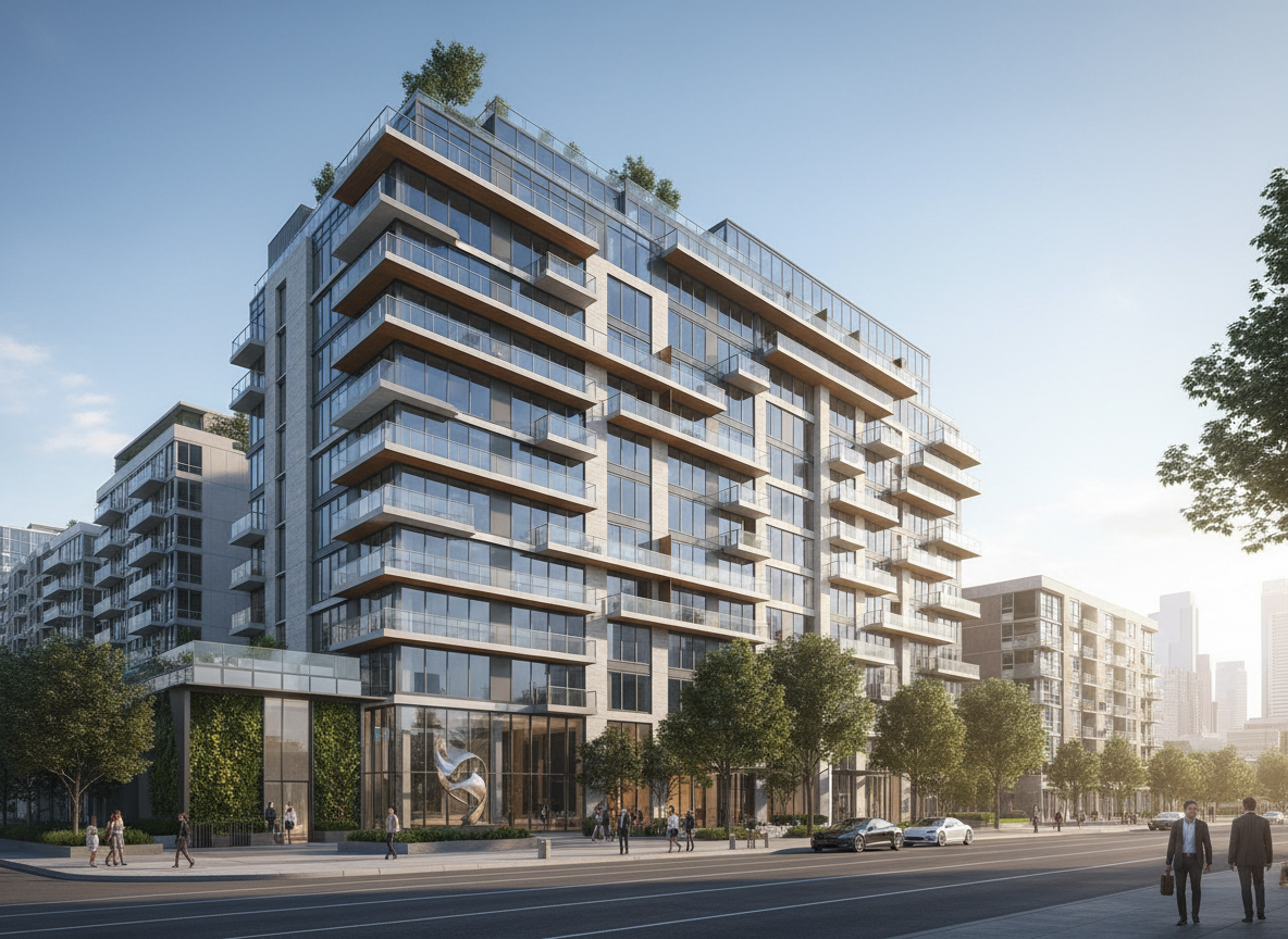 Apartment and condo building in the DMV